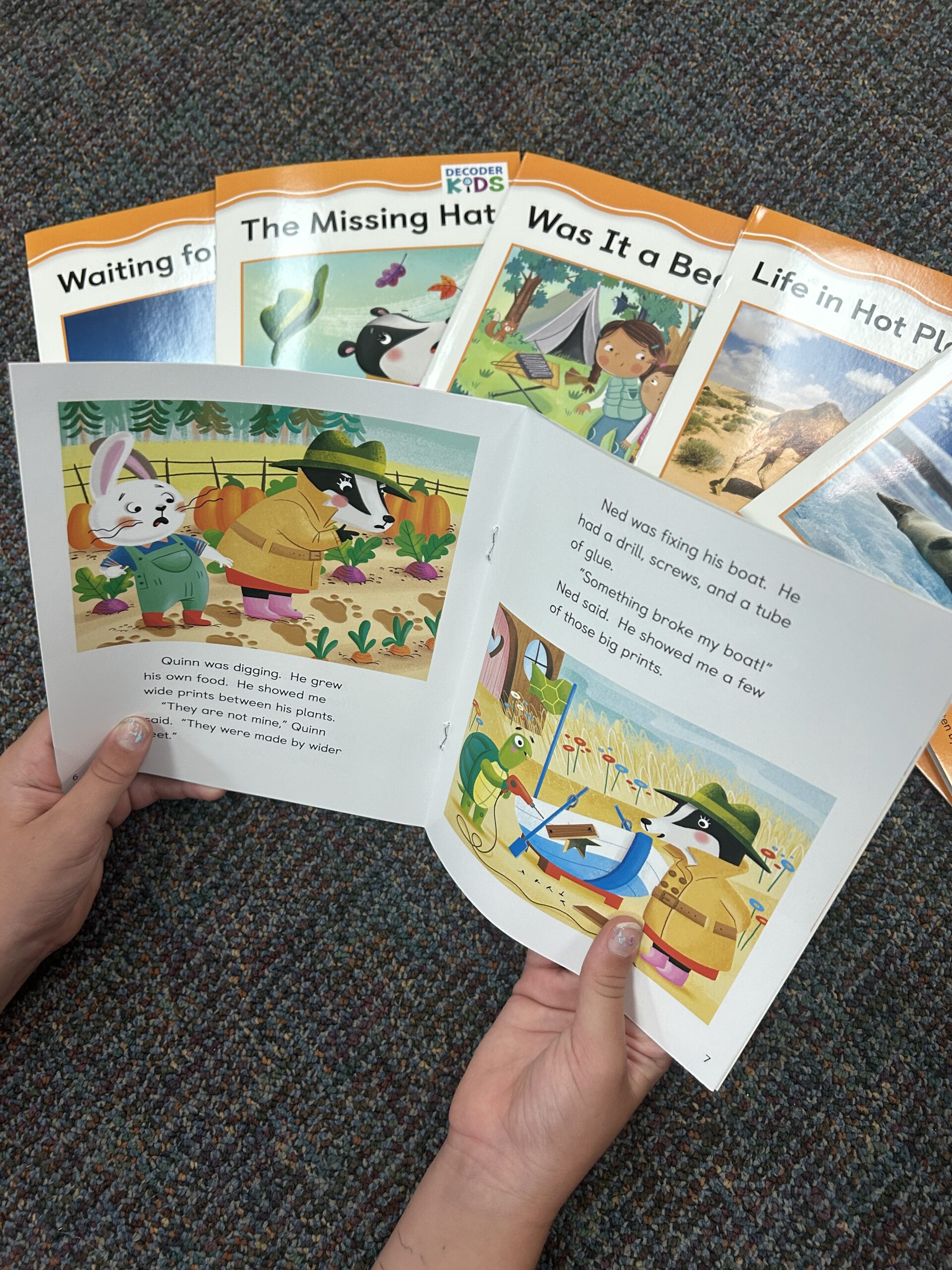 Why I’m Hooked on Decoder Kids Phonics for Early Literacy Success Picture of an elementary student reading a picture book