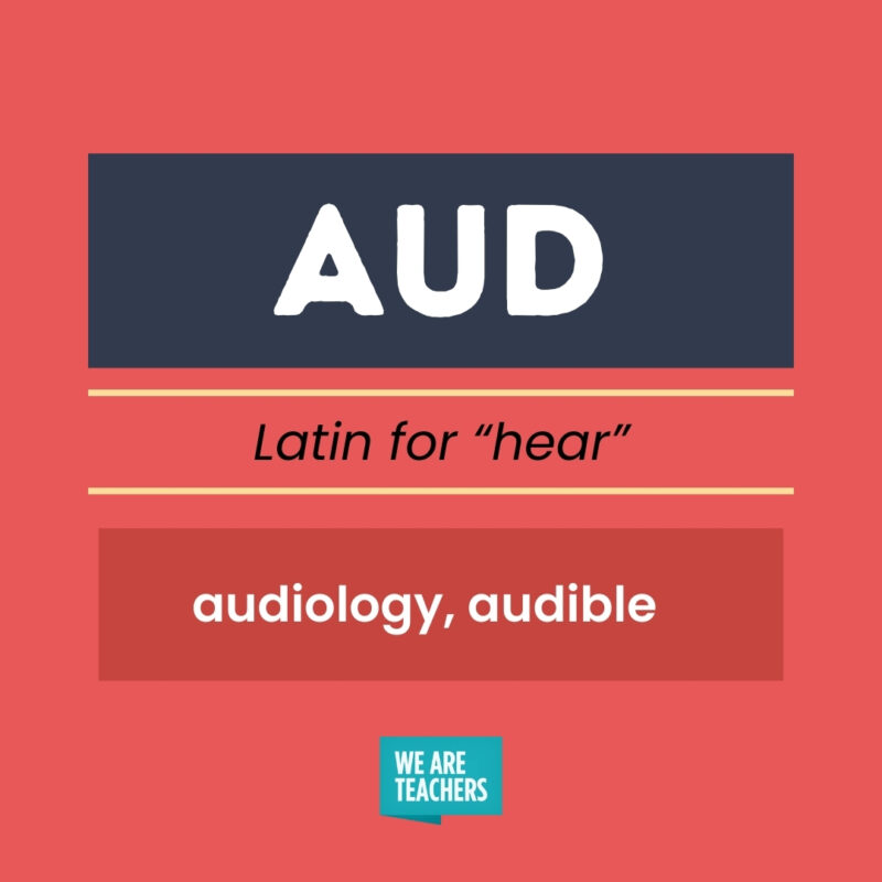 AUD, Latin for 