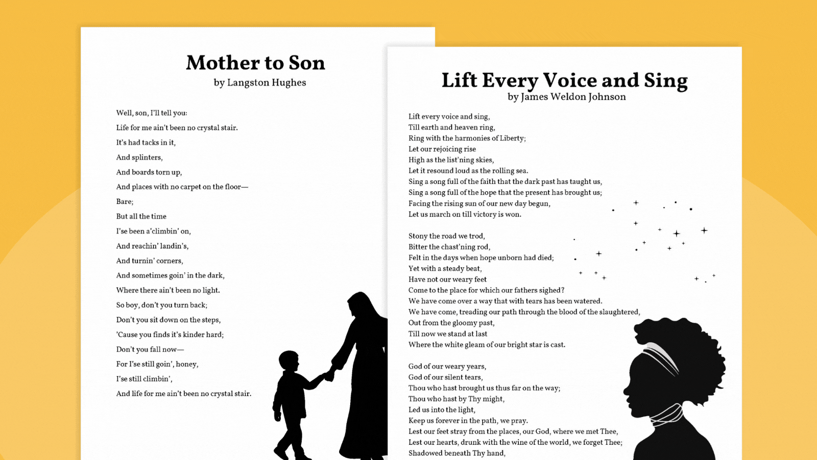Black History Month Poems Free Printable Black History Month Poems