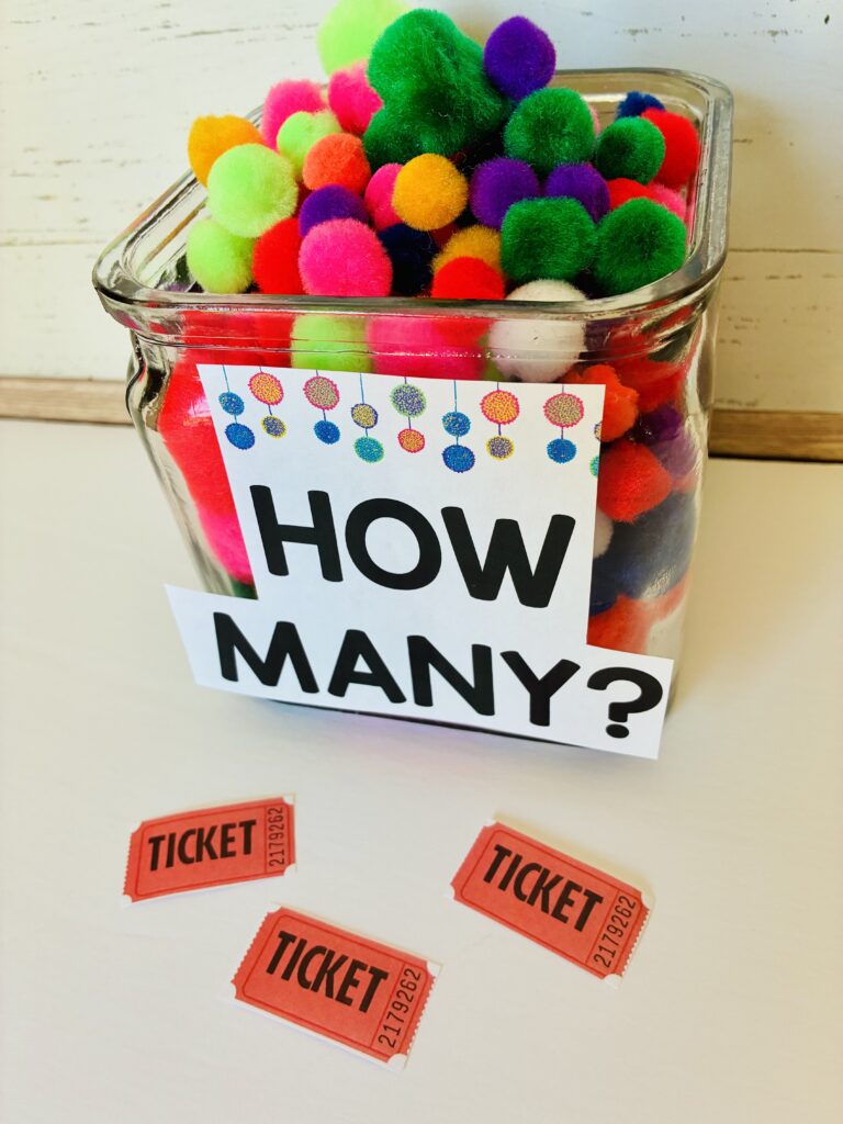 a carnival game for kids: guessing game