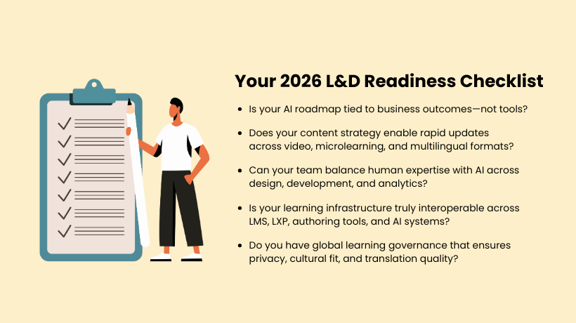 2026 L&D readiness checklist