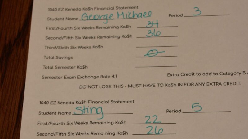 Classroom cash ideas for teachers