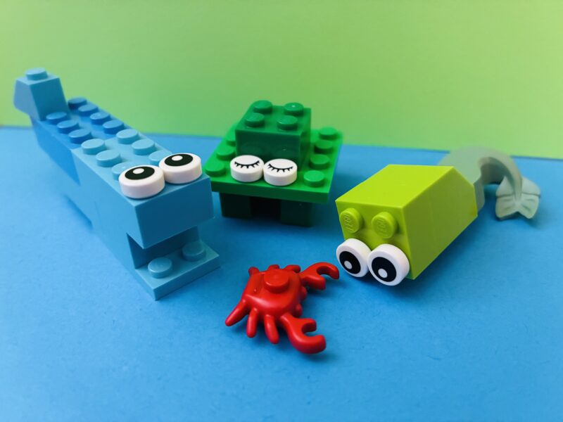 four ocean lego animals
