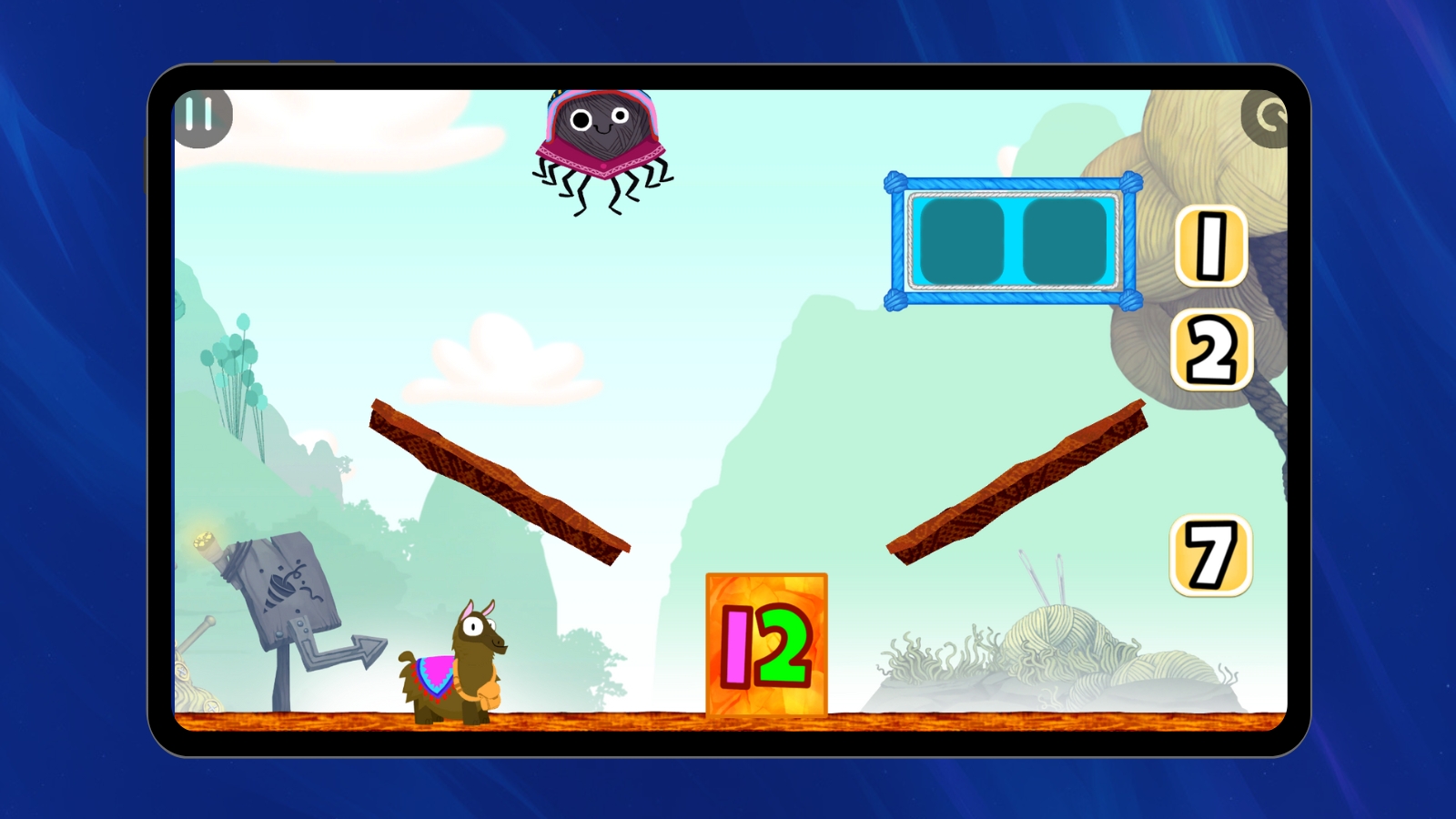 screengrab of Big Numbers game from PlayMath